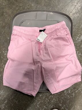 H&M Pink Men's Cotton Drawstring Shorts